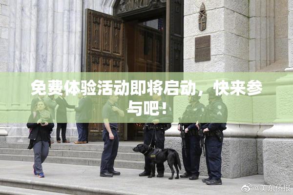 免费体验活动即将启动，快来参与吧！