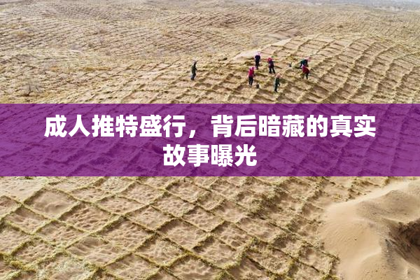 成人推特盛行，背后暗藏的真实故事曝光
