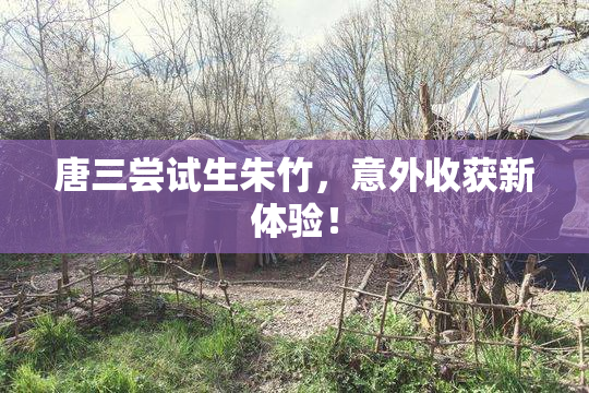 唐三尝试生朱竹，意外收获新体验！