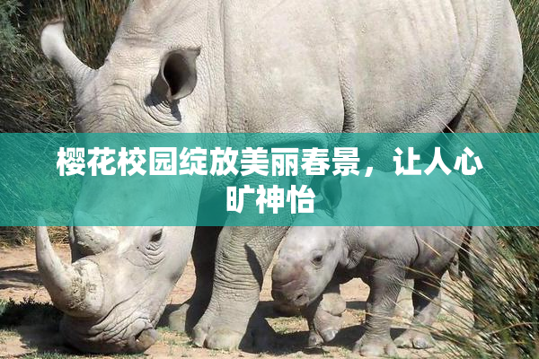 樱花校园绽放美丽春景，让人心旷神怡