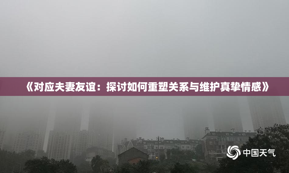 《对应夫妻友谊：探讨如何重塑关系与维护真挚情感》