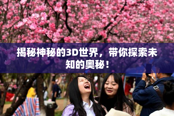 揭秘神秘的3D世界，带你探索未知的奥秘！