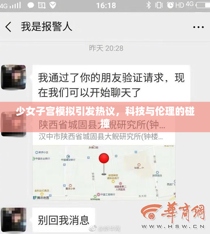 少女子宫模拟引发热议，科技与伦理的碰撞