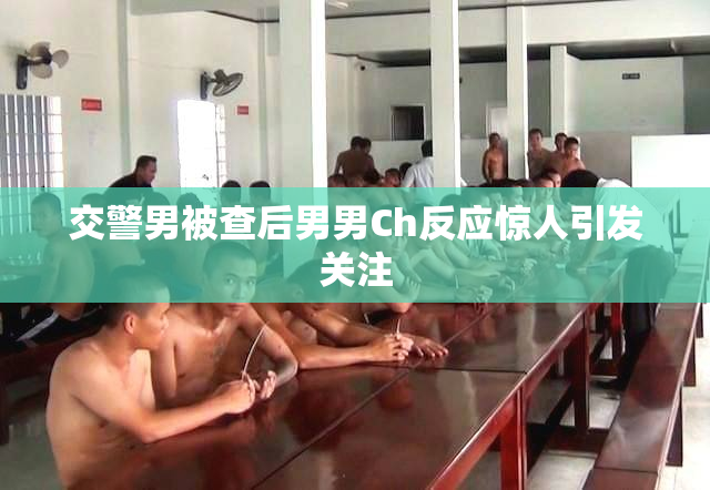 交警男被查后男男Ch反应惊人引发关注