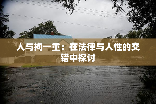 人与拘一重：在法律与人性的交错中探讨