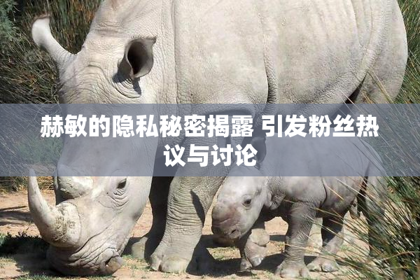 赫敏的隐私秘密揭露 引发粉丝热议与讨论