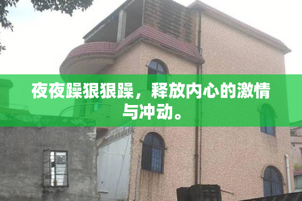 夜夜躁狠狠躁，释放内心的激情与冲动。