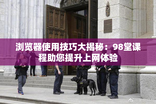 浏览器使用技巧大揭秘：98堂课程助您提升上网体验