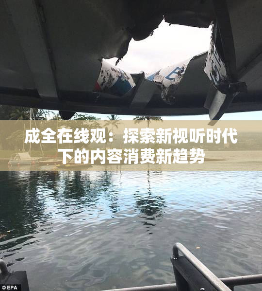成全在线观：探索新视听时代下的内容消费新趋势