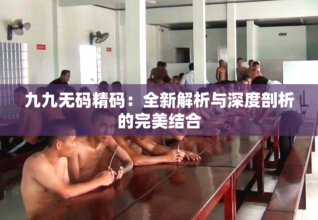 九九无码精码：全新解析与深度剖析的完美结合