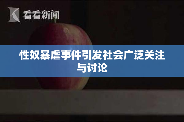 性奴暴虐事件引发社会广泛关注与讨论