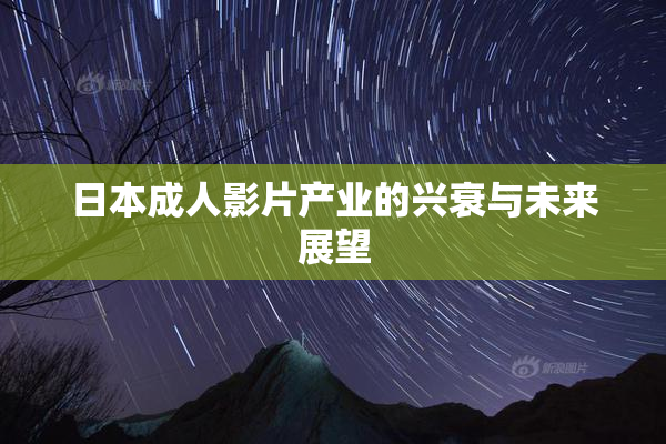 日本成人影片产业的兴衰与未来展望