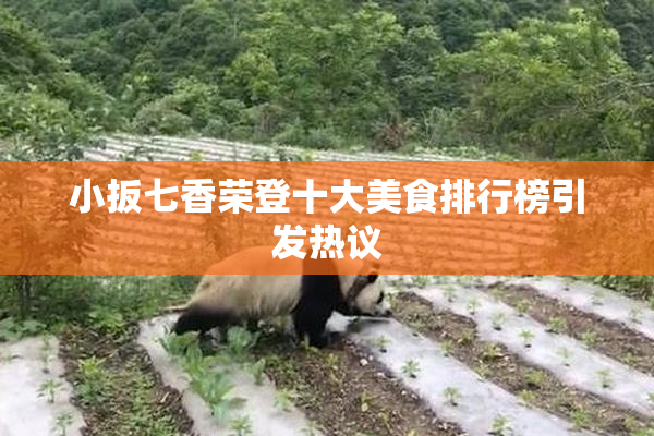 小扳七香荣登十大美食排行榜引发热议