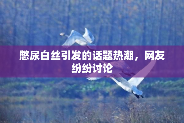 憋尿白丝引发的话题热潮，网友纷纷讨论