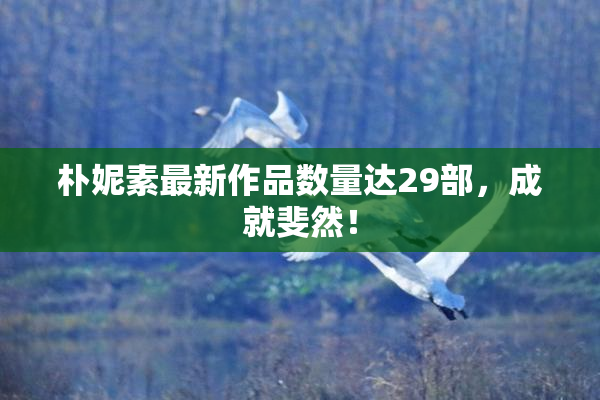 朴妮素最新作品数量达29部，成就斐然！