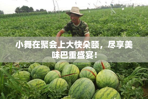 小舞在聚会上大快朵颐，尽享美味巴重盛宴！
