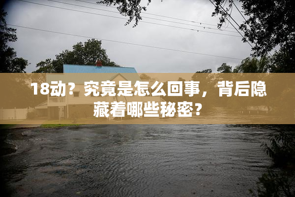 18动？究竟是怎么回事，背后隐藏着哪些秘密？