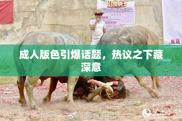 成人版色引爆话题，热议之下藏深意