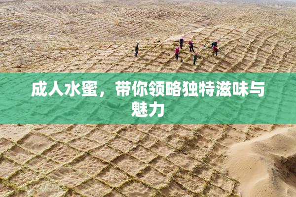 成人水蜜，带你领略独特滋味与魅力