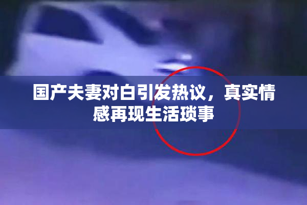 国产夫妻对白引发热议，真实情感再现生活琐事