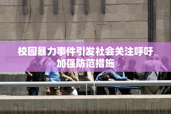 校园暴力事件引发社会关注呼吁加强防范措施