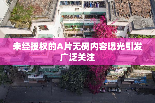未经授权的A片无码内容曝光引发广泛关注