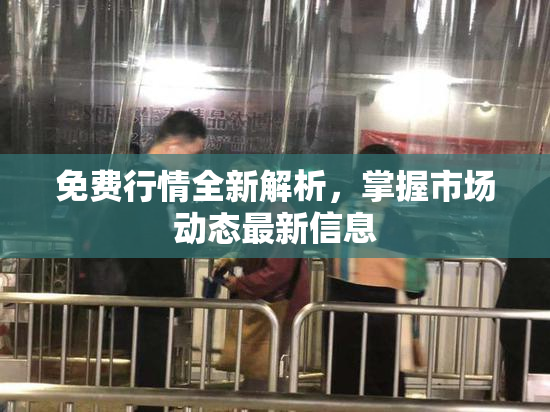免费行情全新解析，掌握市场动态最新信息