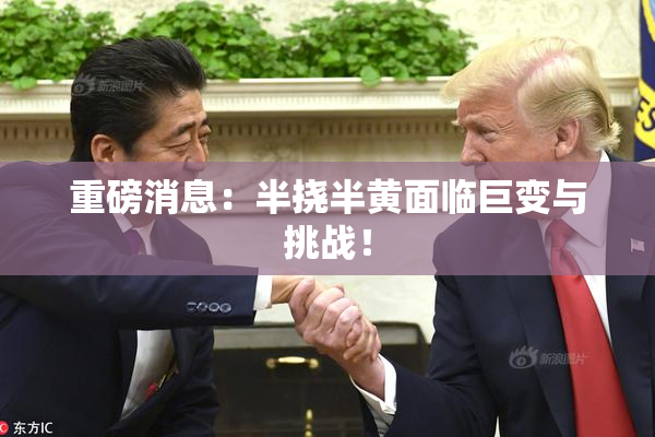 重磅消息：半挠半黄面临巨变与挑战！