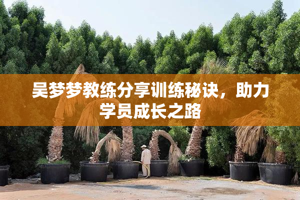 吴梦梦教练分享训练秘诀，助力学员成长之路