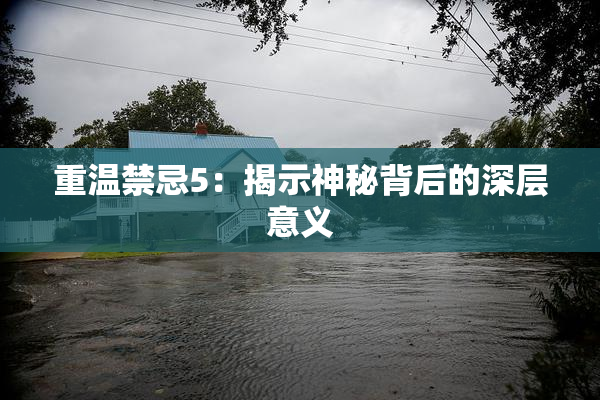 重温禁忌5：揭示神秘背后的深层意义