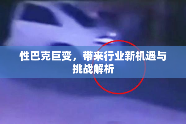 性巴克巨变，带来行业新机遇与挑战解析