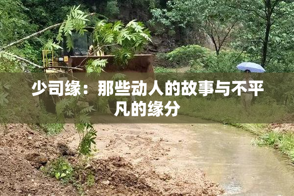 少司缘：那些动人的故事与不平凡的缘分