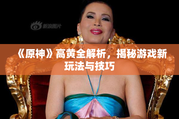 《原神》高黄全解析，揭秘游戏新玩法与技巧