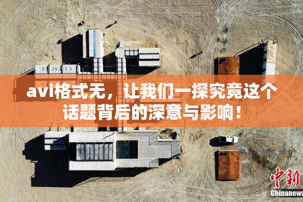 avi格式无，让我们一探究竟这个话题背后的深意与影响！