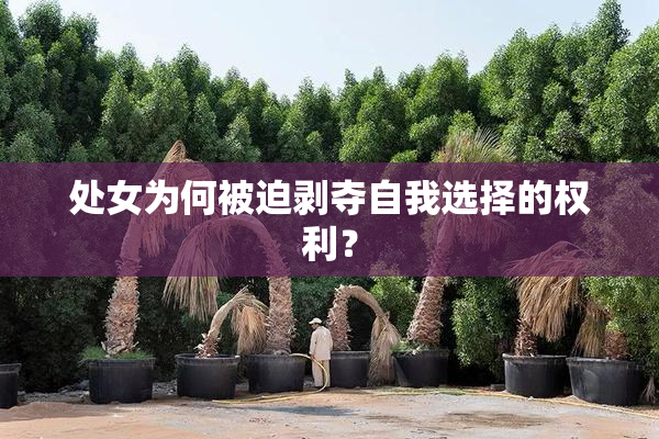 处女为何被迫剥夺自我选择的权利？