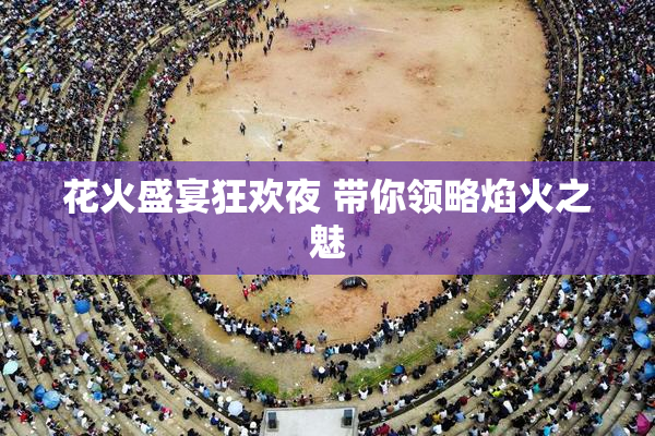 花火盛宴狂欢夜 带你领略焰火之魅