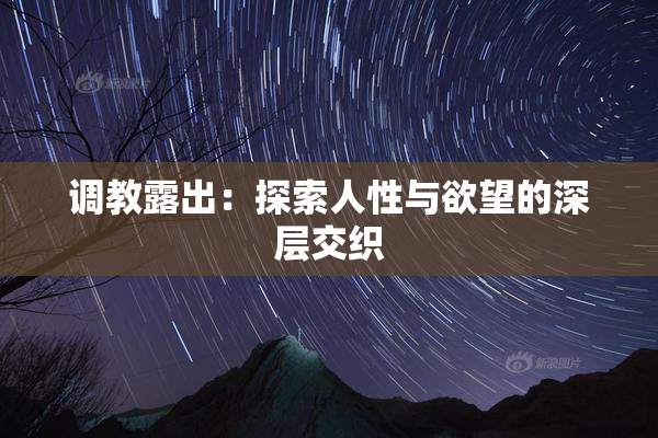 调教露出：探索人性与欲望的深层交织