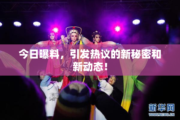 今日曝料，引发热议的新秘密和新动态！