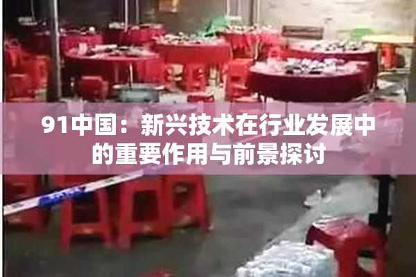 91中国：新兴技术在行业发展中的重要作用与前景探讨