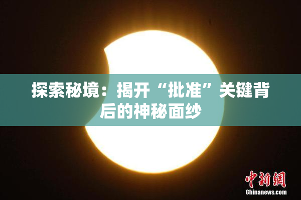 探索秘境：揭开“批准”关键背后的神秘面纱