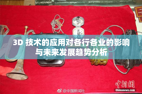 3D 技术的应用对各行各业的影响与未来发展趋势分析