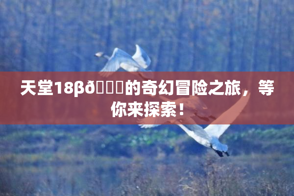 天堂18β🍆的奇幻冒险之旅，等你来探索！
