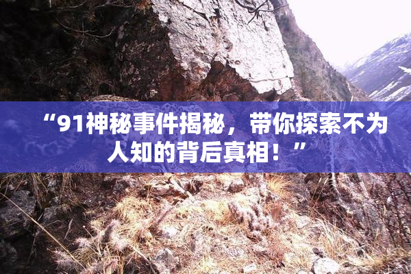 “91神秘事件揭秘，带你探索不为人知的背后真相！”