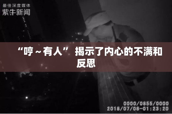 “哼～有人” 揭示了内心的不满和反思