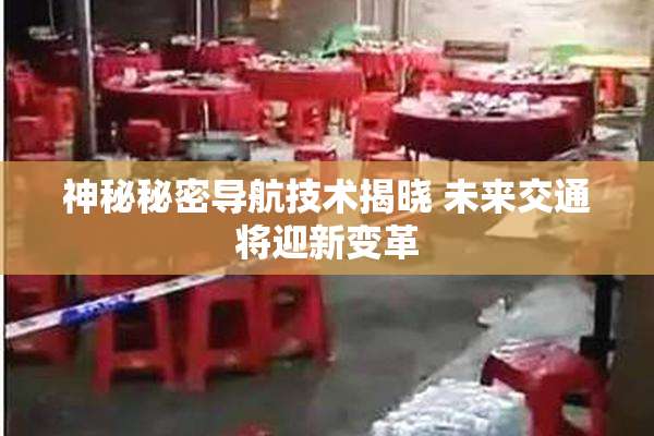 神秘秘密导航技术揭晓 未来交通将迎新变革