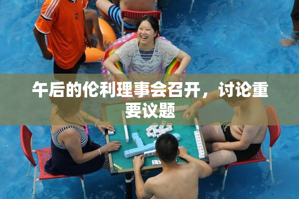 午后的伦利理事会召开，讨论重要议题