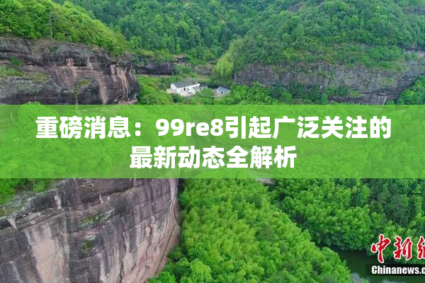 重磅消息：99re8引起广泛关注的最新动态全解析
