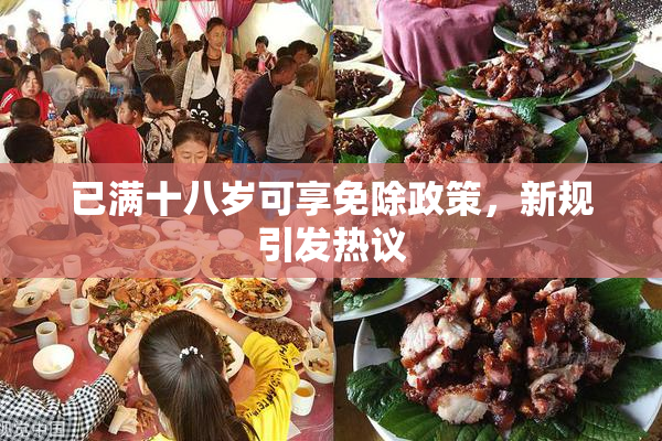 已满十八岁可享免除政策，新规引发热议
