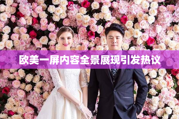 欧美一屏内容全景展现引发热议