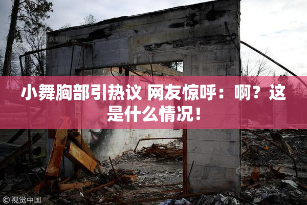 小舞胸部引热议 网友惊呼：啊？这是什么情况！